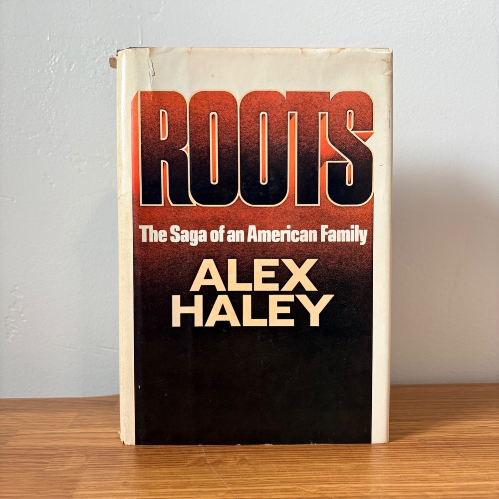 Roots Saga of an American Family Hardcover Book Alex Haley Vintage 1976